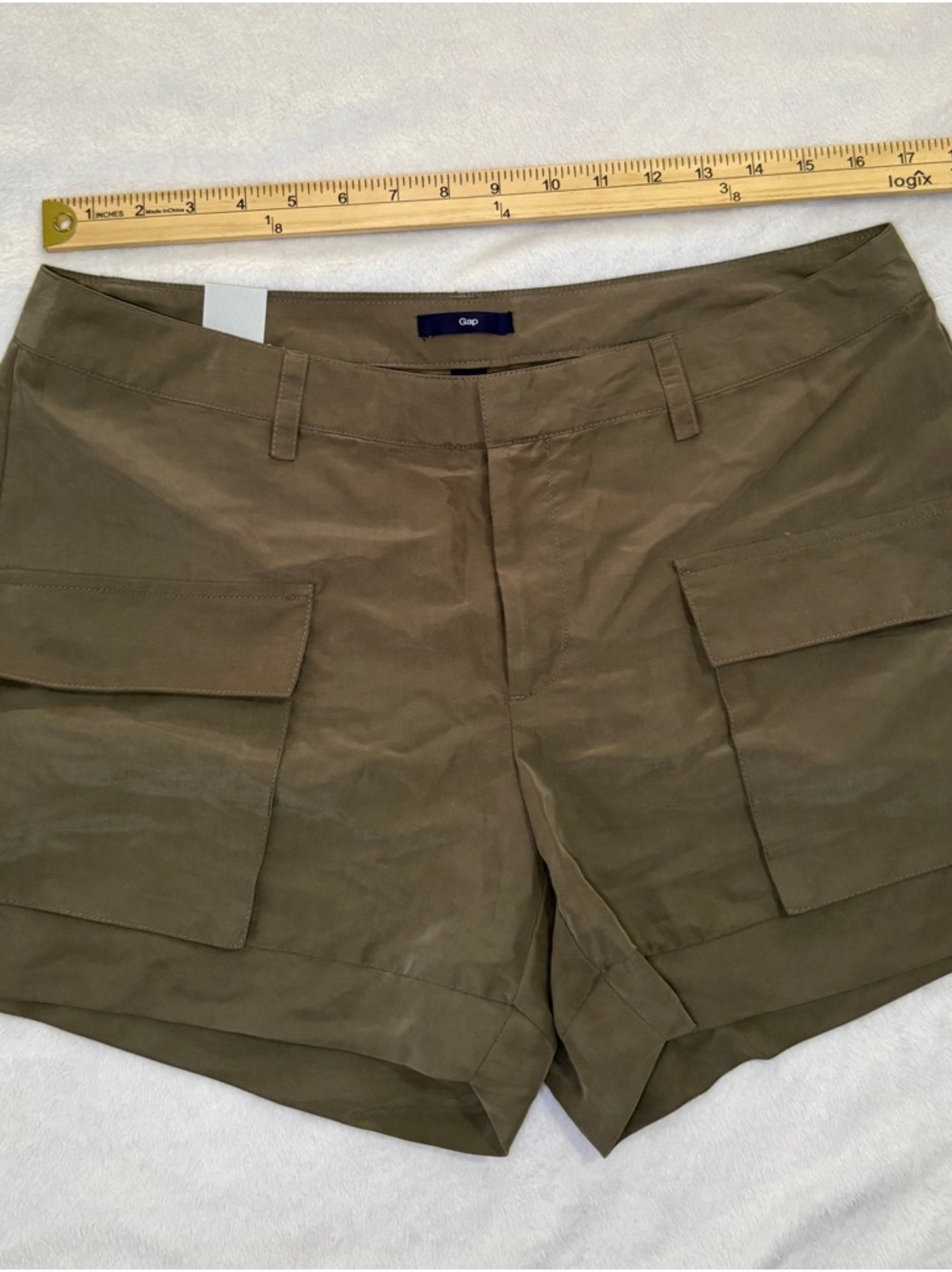 GAP Olive Green Cargo Shorts for Women
